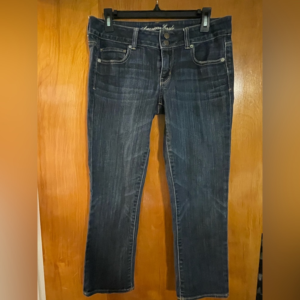 American Eagle Artist crop jeans